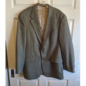 Men's Houndstooth Jacket - Black and White